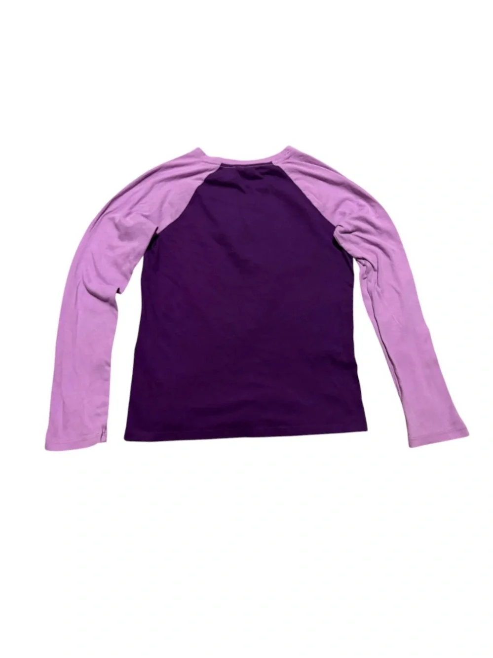 Athletic Works Purple Long-Sleeve Raglan 'LOVE' Sequin Top